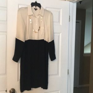 Sharp 100% Silk dress w/pockets
